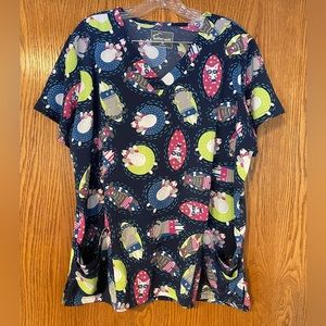 Uniform Advantage butter soft scrub top size XL